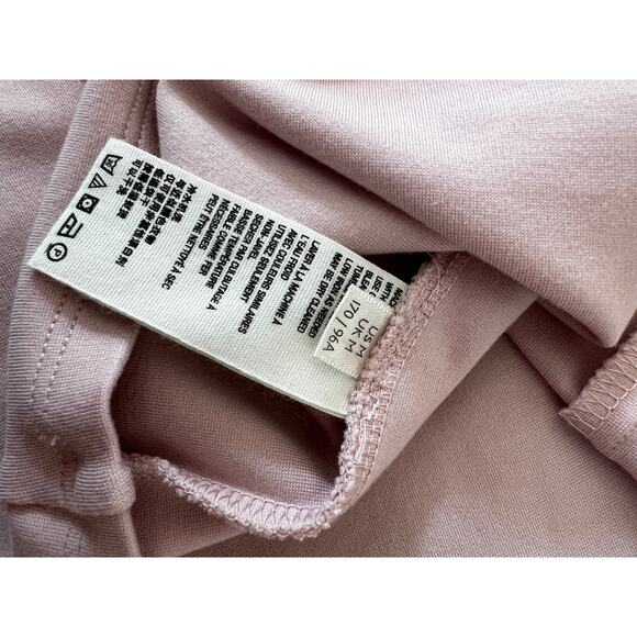 Free People West Hill Mini Dress – Size Medium – Nectar Pink with Leopard Tie - Picture 11 of 11